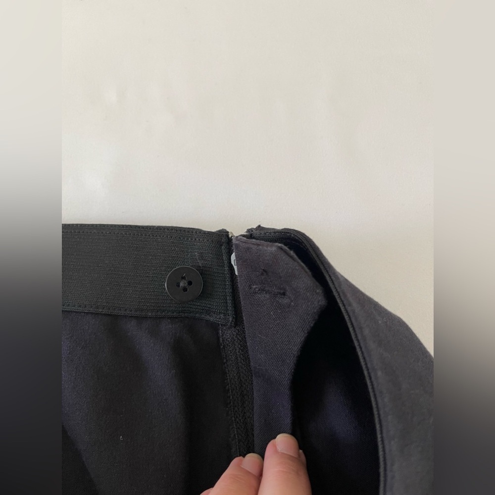 Everlane The Side-Zip Stretch Cotton Pant black  Work Pants - Picture 10 of 11